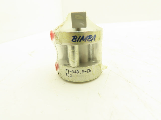 Bimba FT-040.5-CE Flat II Pneumatic Cylinder Double Acting 3/4" Bore 1/2" Stroke
