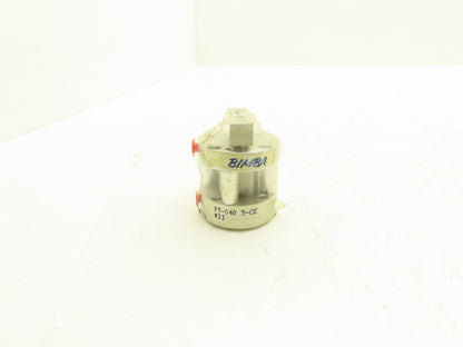 Bimba FT-040.5-CE Flat II Pneumatic Cylinder Double Acting 3/4" Bore 1/2" Stroke