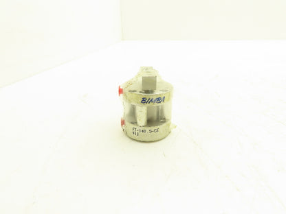 Bimba FT-040.5-CE Flat II Pneumatic Cylinder Double Acting 3/4" Bore 1/2" Stroke