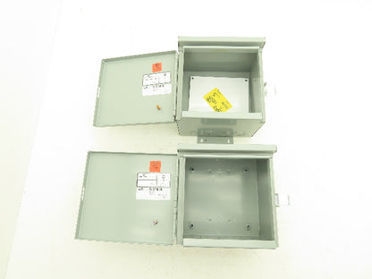 Cooper 886 RHC B-Line Electrical Enclosure 8x8x6" NEMA Type 3R Lot of 2
