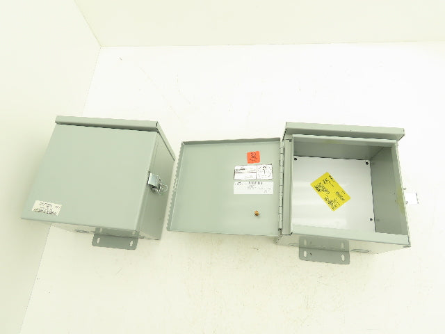 Cooper 886 RHC B-Line Electrical Enclosure 8x8x6" NEMA Type 3R Lot of 2