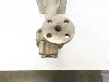 Sanwa VM 25 Stainless Centrifugal Pump 1" Flanged 2Hp 460V 13 GPM Ext Shaft
