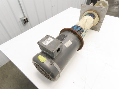 Sanwa VM-2542 Stainless Centrifugal Pump 1" Flanged 2Hp 460V 13 GPM Ext Shaft