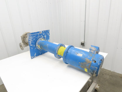 Sanwa Type VM Stainless Centrifugal Pump 1.5x2" Flanged 5Hp 3450 RPM 460V 3PH