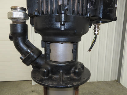 Brinkmann 3STH1113B570-XZ Immersion Coolant Pump 40GPM 10Hp 480V 3PH 22" Depth
