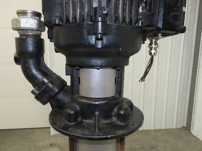 Brinkmann 3STH1113B570-XZ Immersion Coolant Pump 40GPM 10Hp 480V 3PH 22" Depth