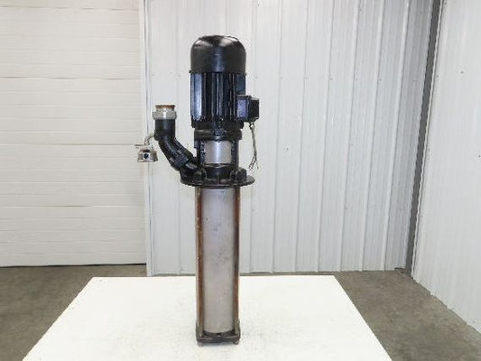 Brinkmann STH1104B570-Z Immersion Coolant Pump 40 GPM 3.4Hp 480V 3PH 22" Depth