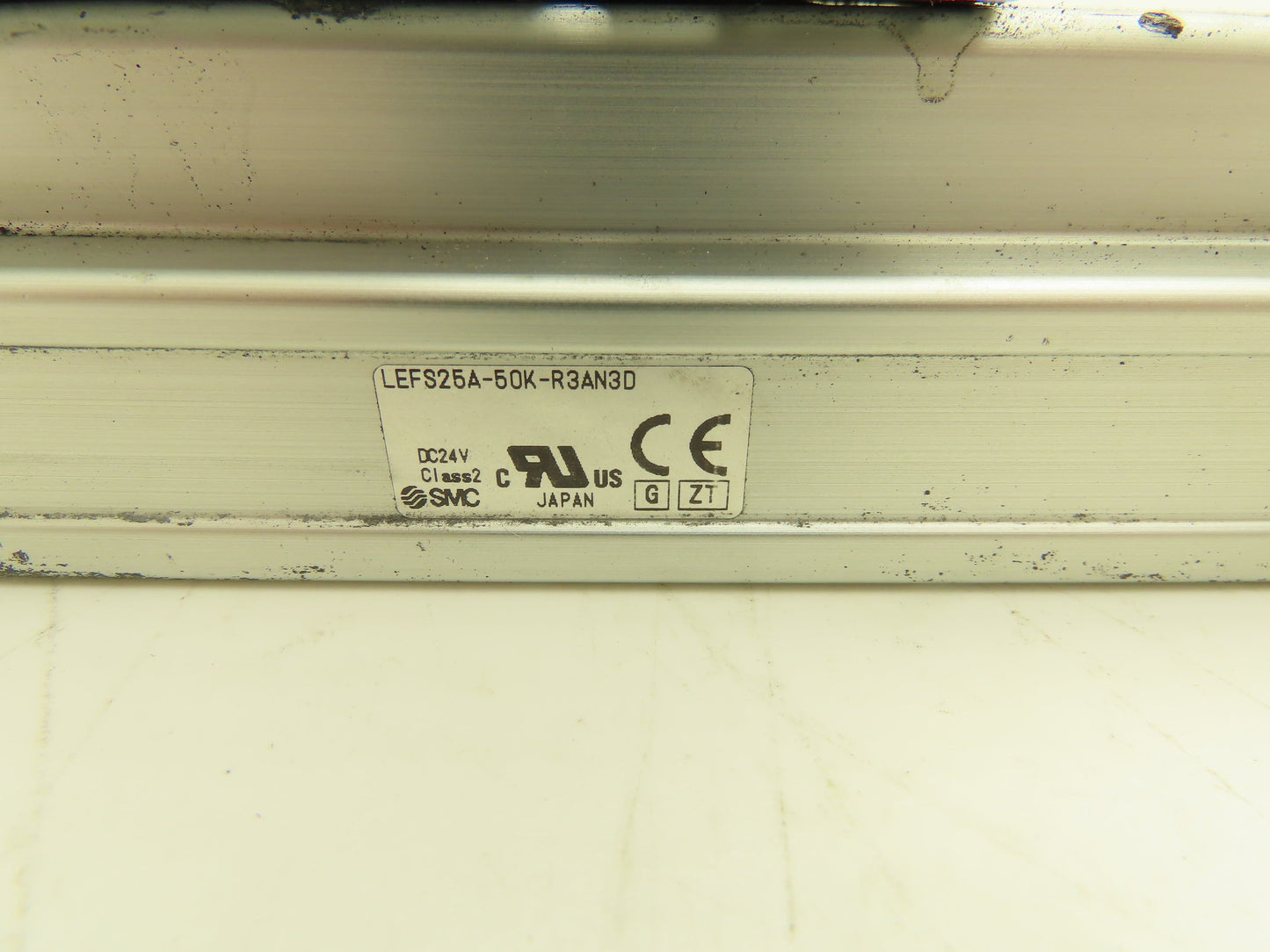 SMC LEFS25A-50K-R3AN3D Electric Actuator Slide Ball Screw Drive 50mm Stroke 24V