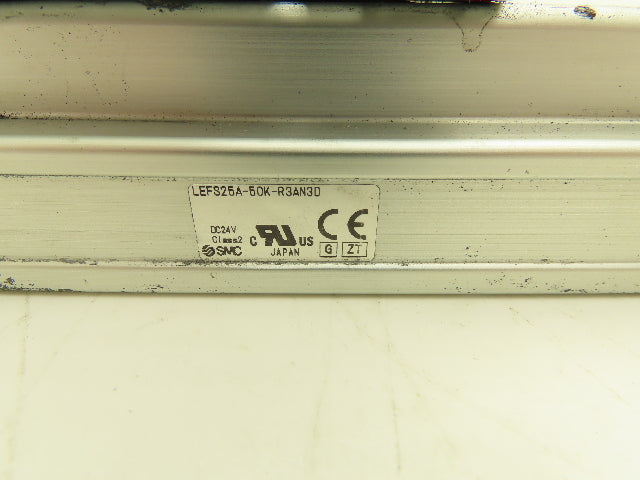 SMC LEFS25A-50K-R3AN3D Electric Actuator Slide Ball Screw Drive 50mm Stroke 24V