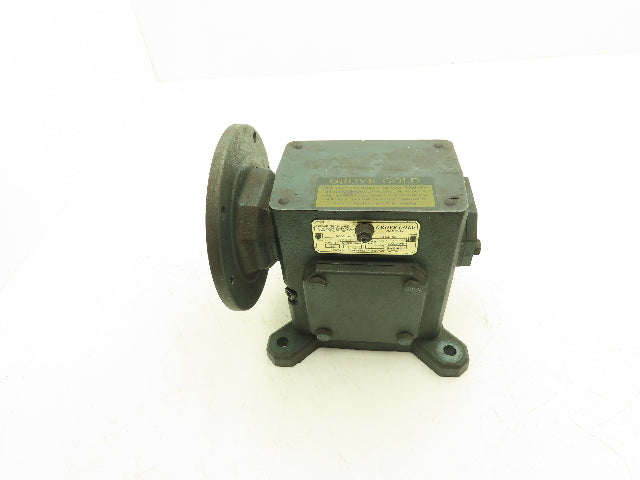 Grove Gear TMQ220-2 Gold Reducer 20:1 Gearbox 88 RPM 1Hp 140TC LH Output