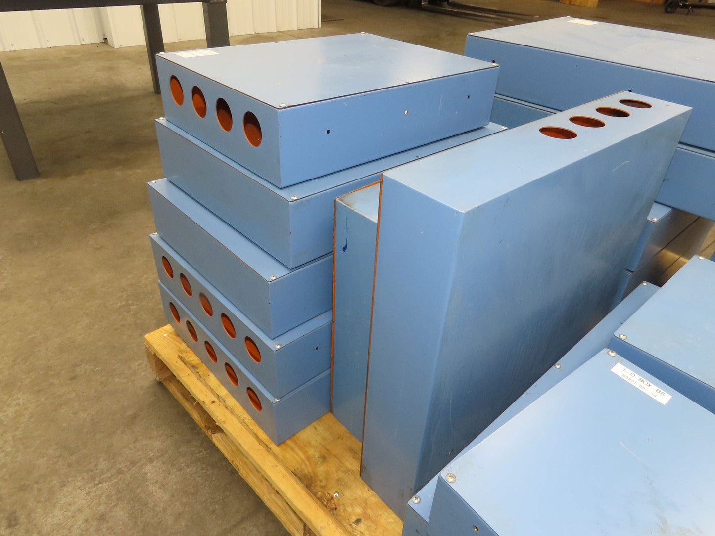 NEMA 1 Electrical Enclosure Control Panel 100mm Depth 700x450mm Lot of 22