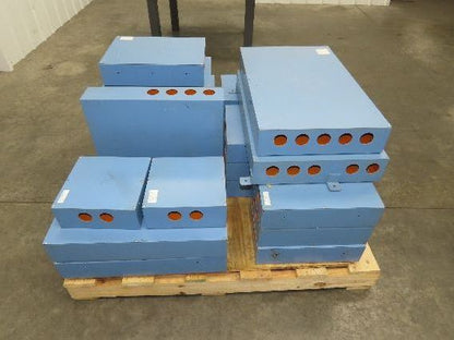 NEMA 1 Electrical Enclosure Control Panel 100mm Depth 700x450mm Lot of 22