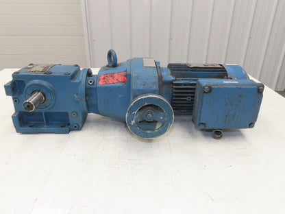 Sew Eurodrive S42D14DT80N4 Varimot Variable Gearmotor 26-126rpm 18:1 460V 3PH