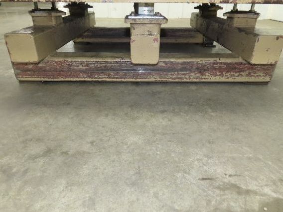 Heavy Duty Pallet Turntable 48x48" Top 19" High 1/4" Steel Plate 2500lbs