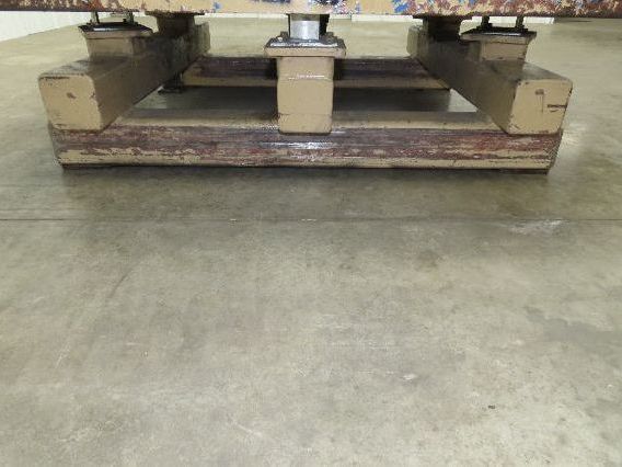 Heavy Duty Pallet Turntable 48x48" Top 19" High 1/4" Steel Plate 2500lbs