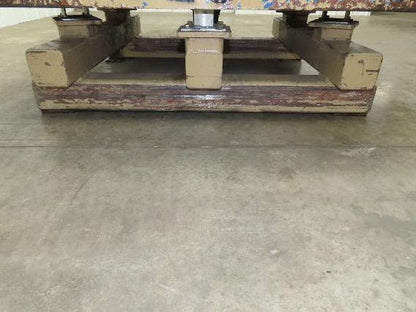 Heavy Duty Pallet Turntable 48x48" Top 19" High 1/4" Steel Plate 2500lbs