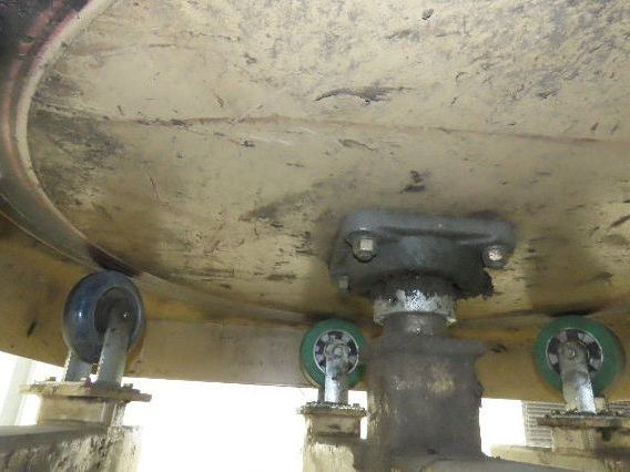 Heavy Duty Pallet Turntable 48x48" Top 19" High 1/4" Steel Plate 2500lbs