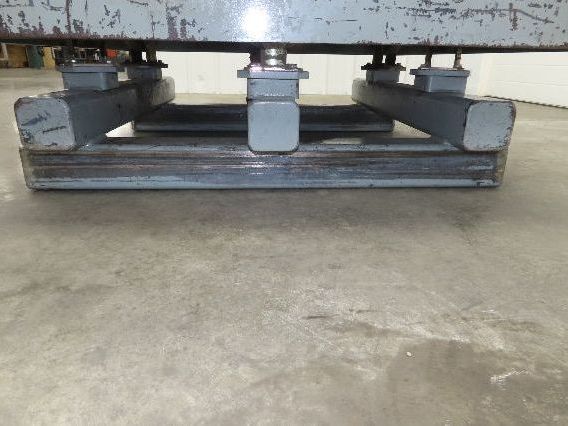 Heavy Duty Pallet Turntable 48x48" Top 18" High 1/4" Steel Plate 2500lbs