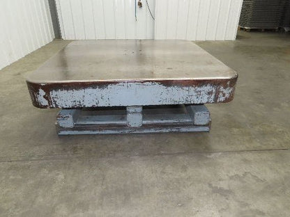 Heavy Duty Pallet Turntable 48x48" Top 18" High 1/4" Steel Plate 2500lbs