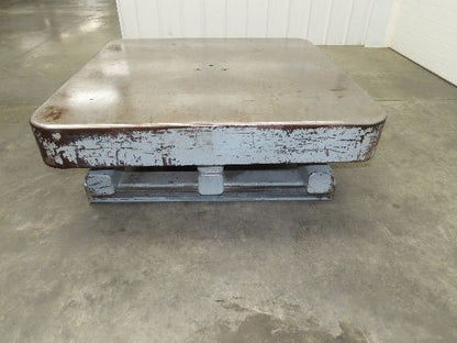 Heavy Duty Pallet Turntable 48x48" Top 18" High 1/4" Steel Plate 2500lbs