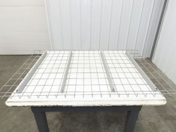 New Pallet Rack Wire Deck 36x58" Waterfall 4 Step Channel Racking 2500lb Mesh