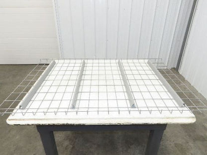 New Pallet Rack Wire Deck 36x58" Waterfall 4 Step Channel Racking 2500lb Mesh