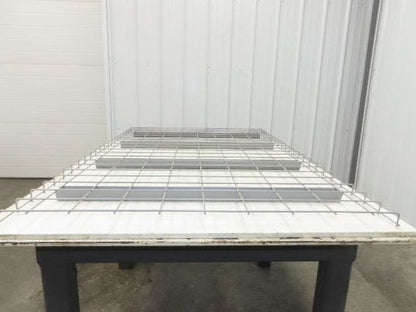 New Pallet Rack Wire Deck 36x58" Waterfall 4 Step Channel Racking 2500lb Mesh