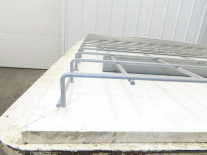 New Pallet Rack Wire Deck 36x58" Waterfall 4 Step Channel Racking 2500lb Mesh