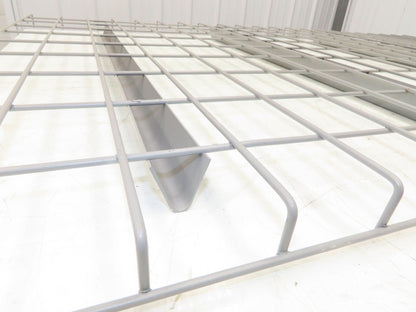 New Pallet Rack Wire Deck 36x58" Waterfall 4 Step Channel Racking 2500lb Mesh