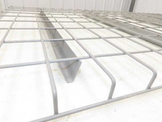New Pallet Rack Wire Deck 36x58" Waterfall 4 Step Channel Racking 2500lb Mesh