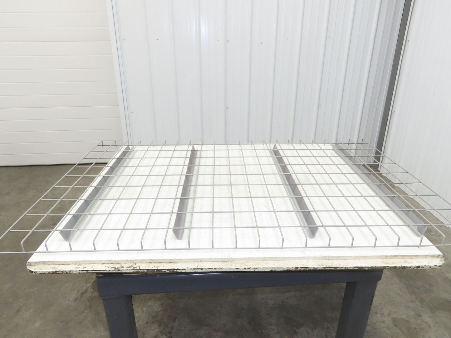 New Pallet Rack Wire Deck 36x58" Waterfall 4 Step Channel Racking 2500lb Mesh