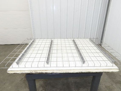 New Pallet Rack Wire Deck 36x58" Waterfall 4 Step Channel Racking 2500lb Mesh