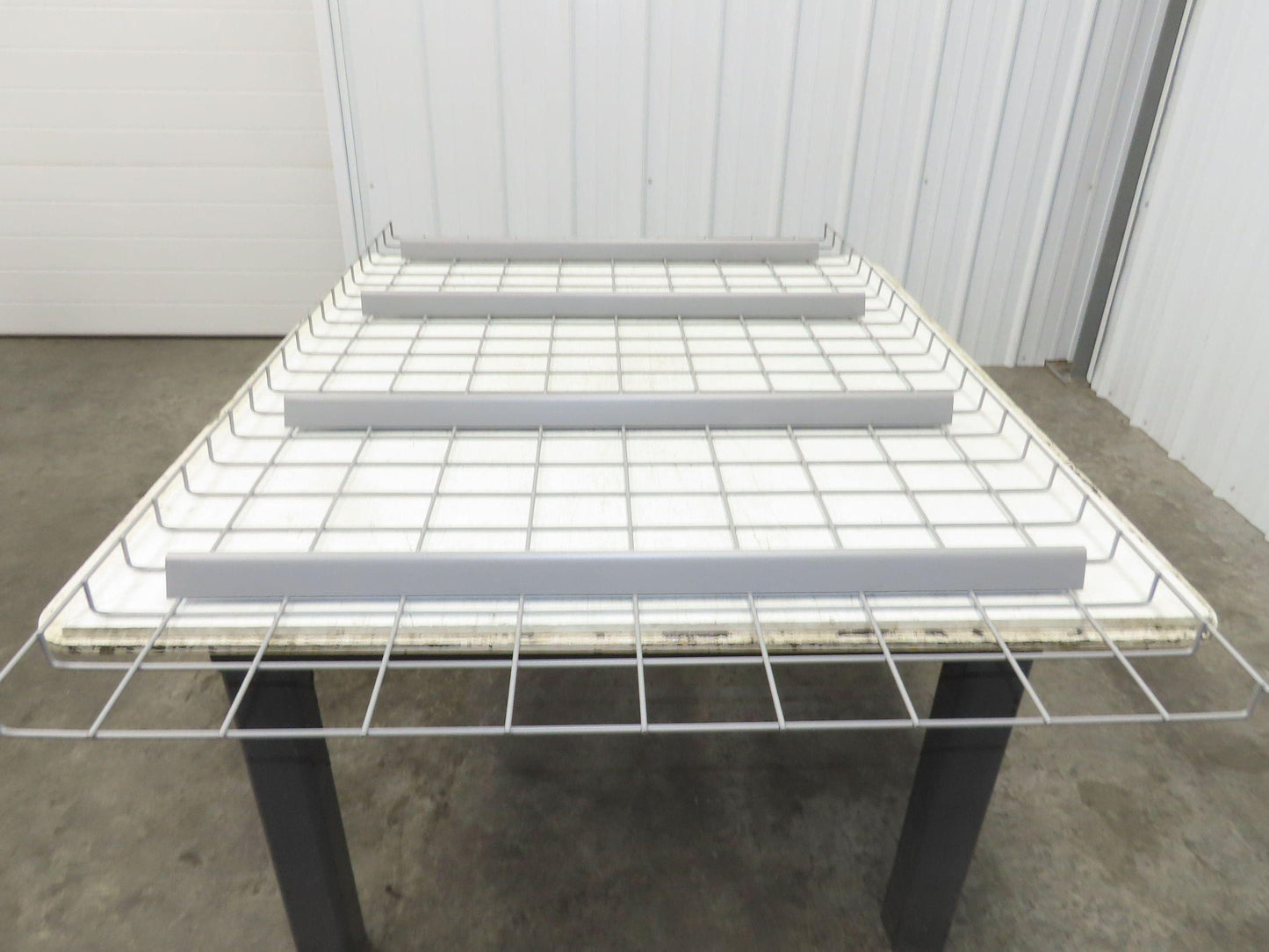 New Pallet Rack Wire Deck 36x58" Waterfall 4 Step Channel Racking 2500lb Mesh