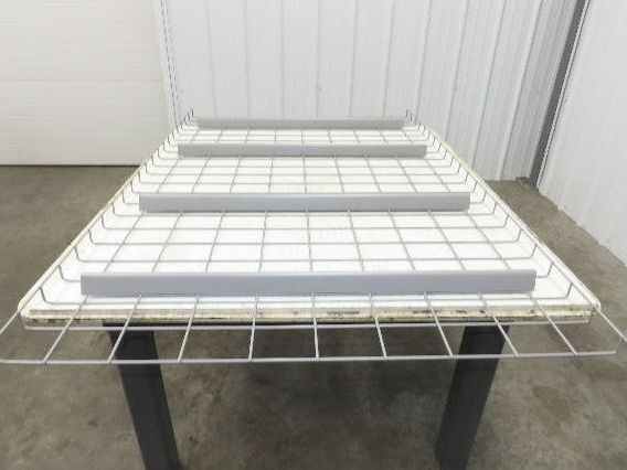 New Pallet Rack Wire Deck 36x58" Waterfall 4 Step Channel Racking 2500lb Mesh