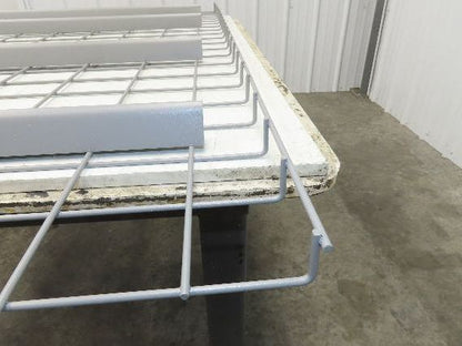 New Pallet Rack Wire Deck 36x58" Waterfall 4 Step Channel Racking 2500lb Mesh