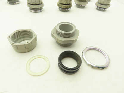 Sankei EMBG 24-7X6P-28 Electrical Cable Gland Cord Grip 28mm ID 1-1/4" Lot of 11
