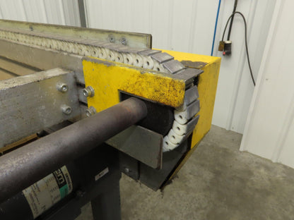 NKE CSB89A-PS-MD-222-1550-36-90W-3 Plastic Chain Conveyor 2-Row 24x66" 220V 3PH