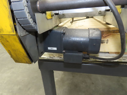 NKE CSB89A-PS-MD-222-1550-36-90W-3 Plastic Chain Conveyor 2-Row 24x66" 220V 3PH