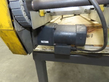 NKE CSB89A-PS-MD-222-1550-36-90W-3 Plastic Chain Conveyor 2-Row 24x66" 220V 3PH