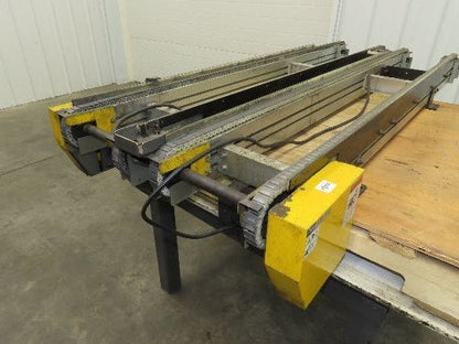 NKE CSB89A-PS-MD-222-1550-36-90W-3 Plastic Chain Conveyor 2-Row 24x66" 220V 3PH