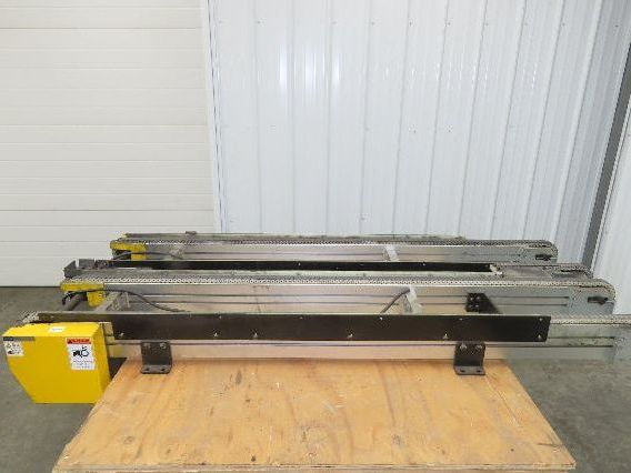 NKE CSB89A-PS-MD-222-1550-36-90W-3 Plastic Chain Conveyor 2-Row 24x66" 220V 3PH