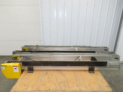 NKE CSB89A-PS-MD-222-1550-36-90W-3 Plastic Chain Conveyor 2-Row 24x66" 220V 3PH