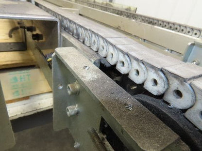 NKE CSB89A-PS-MD-222-1550-36-90W-3 Plastic Chain Conveyor 2-Row 24x66" 220V 3PH