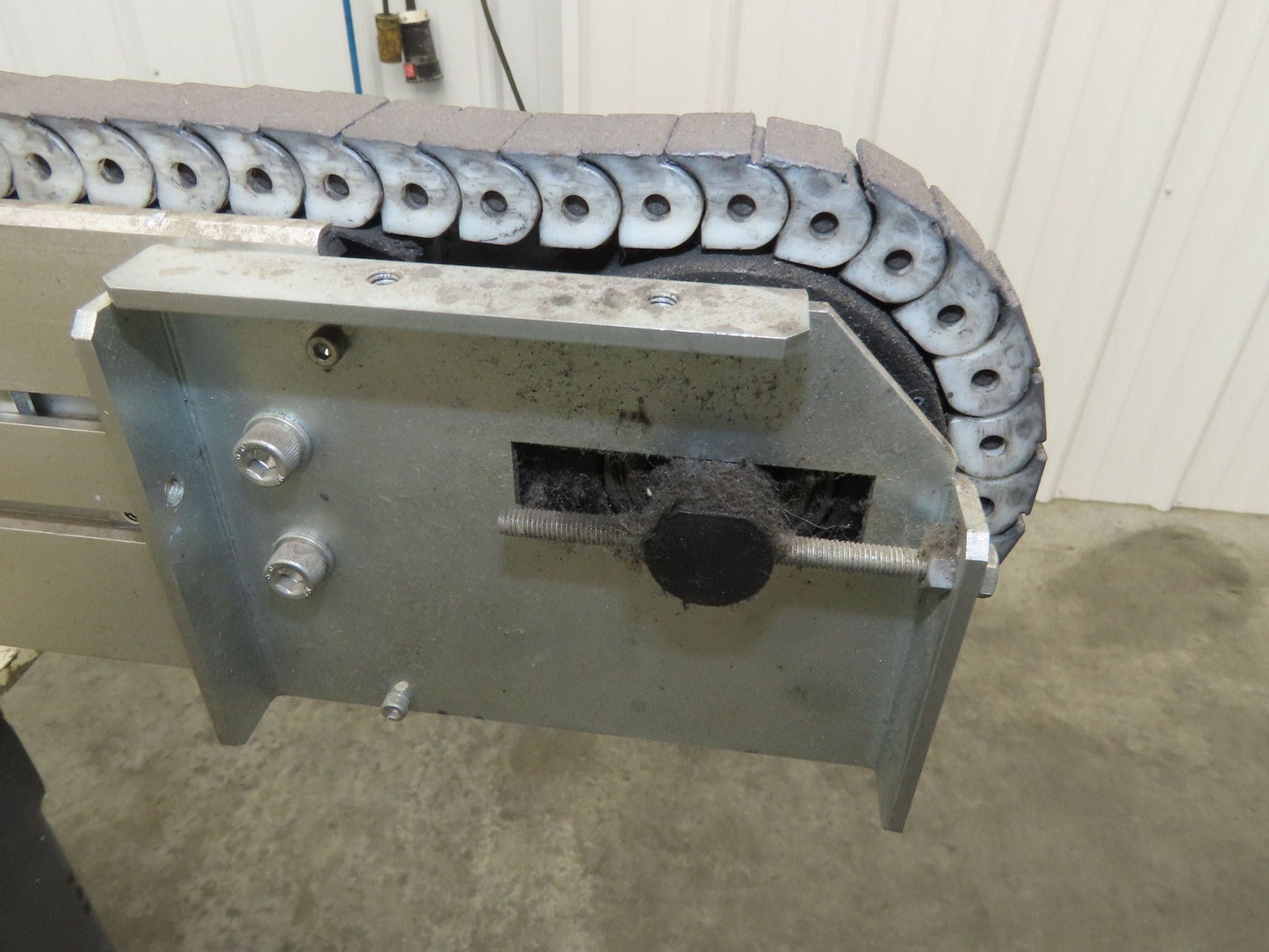 NKE CSB89A-PS-MD-222-1550-36-90W-3 Plastic Chain Conveyor 2-Row 24x66" 220V 3PH