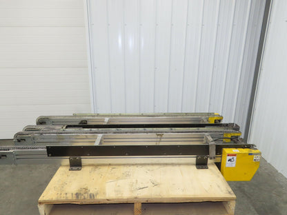 NKE CSB89A-PS-MD-222-1550-36-90W-3 Plastic Chain Conveyor 2-Row 24x66" 220V 3PH