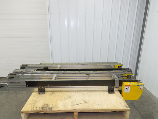 NKE CSB89A-PS-MD-222-1550-36-90W-3 Plastic Chain Conveyor 2-Row 24x66" 220V 3PH
