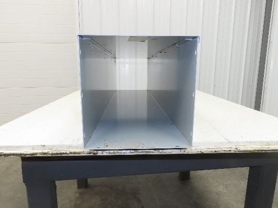 Hoffman F1010G48 Hinge Cover Wireway Straight Section 10x10x48" Trough