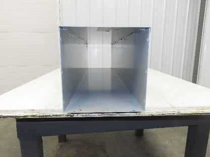 Hoffman F1010G48 Hinge Cover Wireway Straight Section 10x10x48" Trough