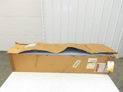 Hoffman F1010G48 Hinge Cover Wireway Straight Section 10x10x48" Trough