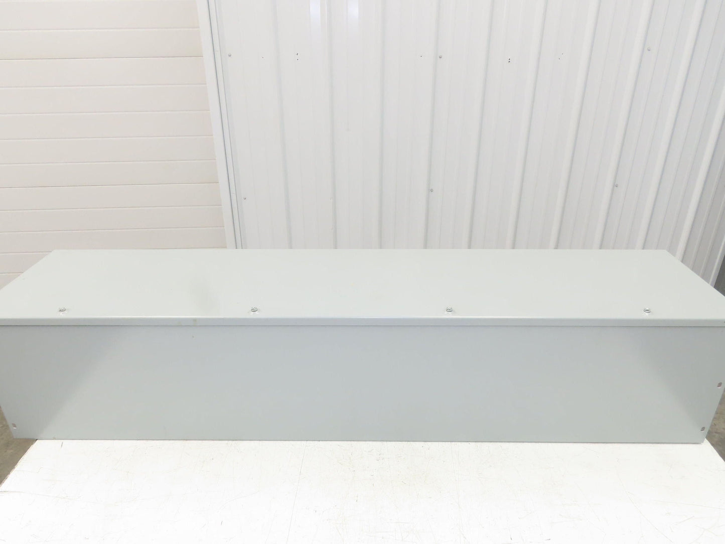 Hoffman F1010G48 Hinge Cover Wireway Straight Section 10x10x48" Trough